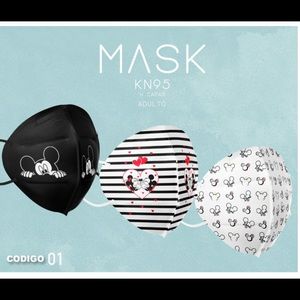 3 Face Masks KN95 Layered Protection Unique Design